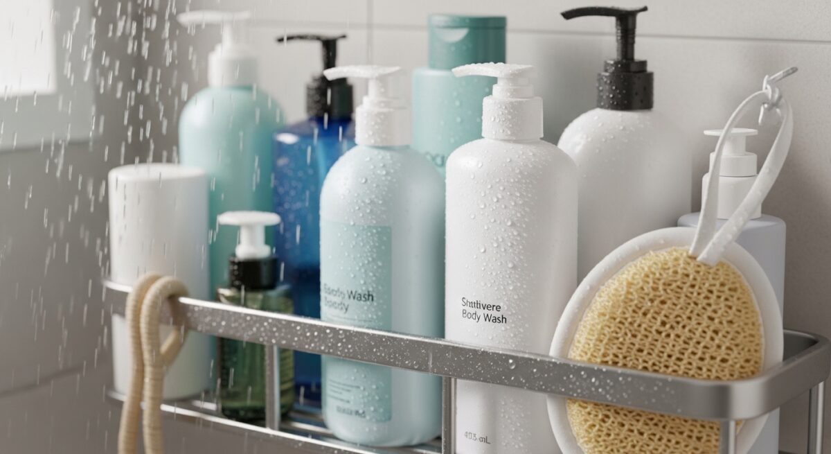 加齢臭の発生とシャワーだけの洗浄力を比較