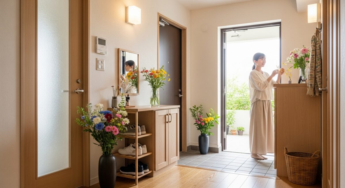 玄関やキッチンの運気に影響する色の相性